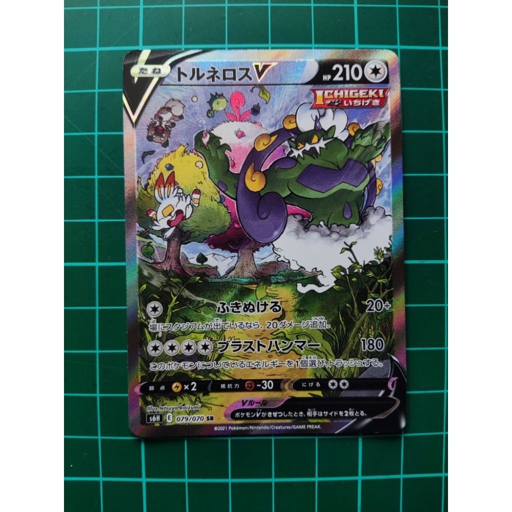 Tornadus V #79 Pokemon Japanese Silver Lance  SR AA