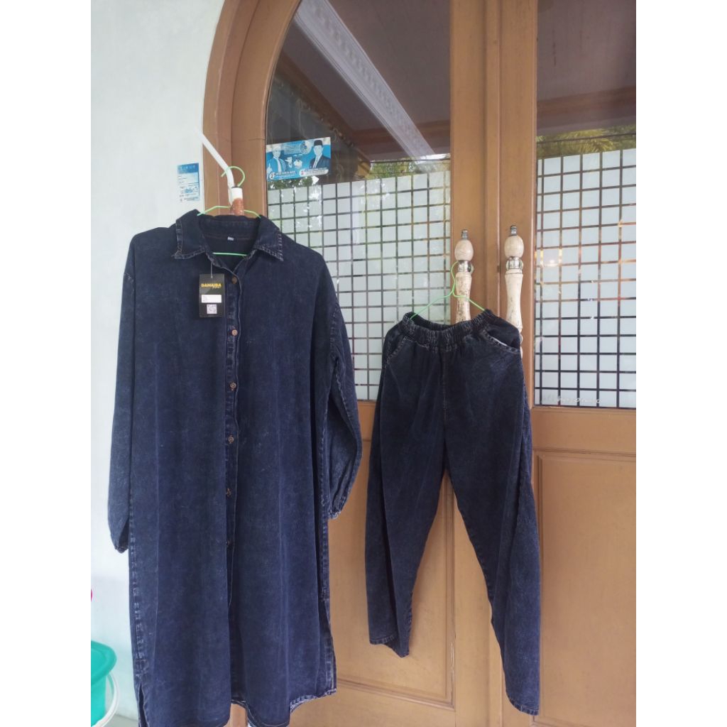 SET TUNIK JEANS