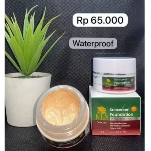 sunscreen Nls skincare BPOM + serum Nls