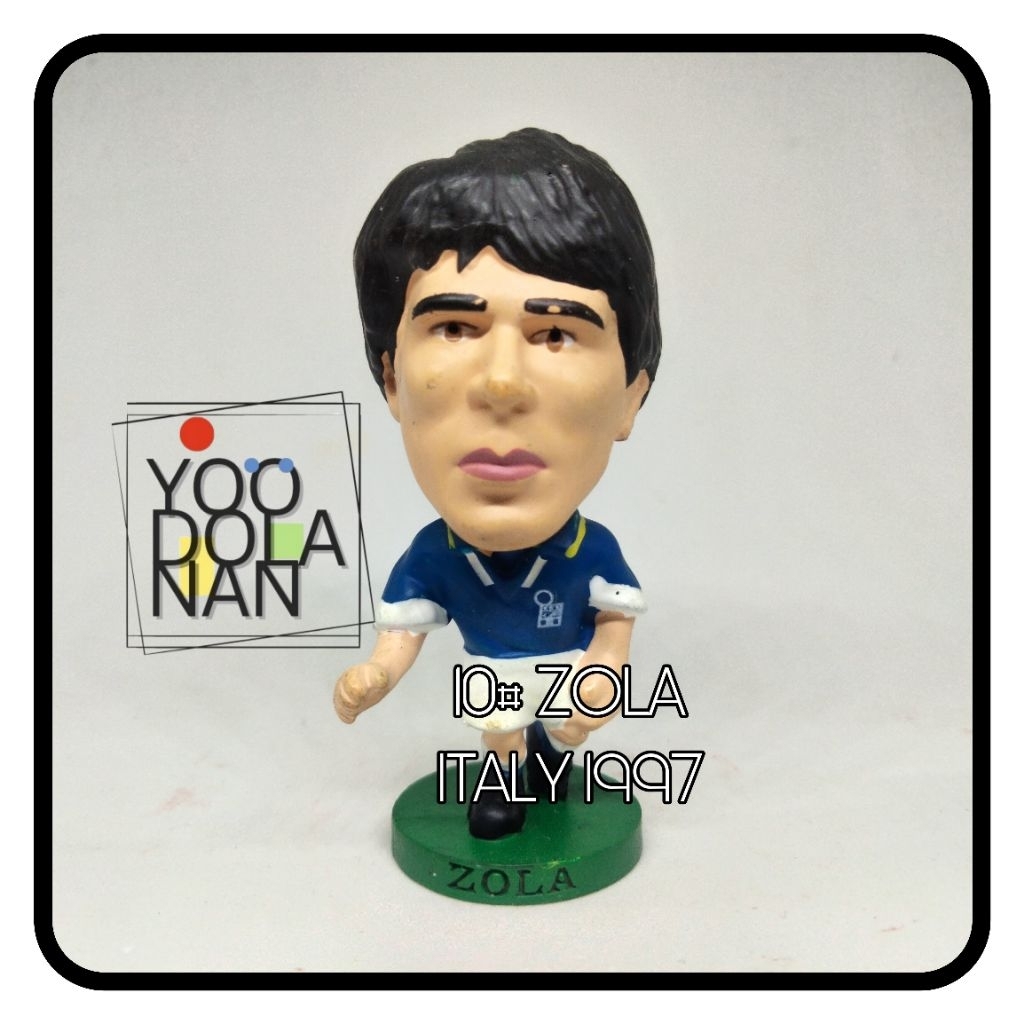 10# ZOLA - ITALY 1997 CORINTHIAN PROSTARS FIGURE PEMAIN BOLA