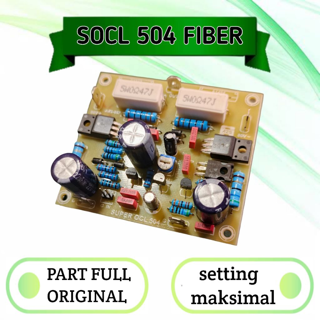 Kit driver socl 504 fiber ocl lapangan & rumahan balap komponen original high quality modul power cl