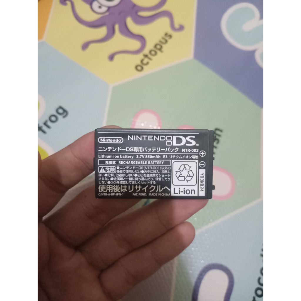 baterai for nintendo ds fat