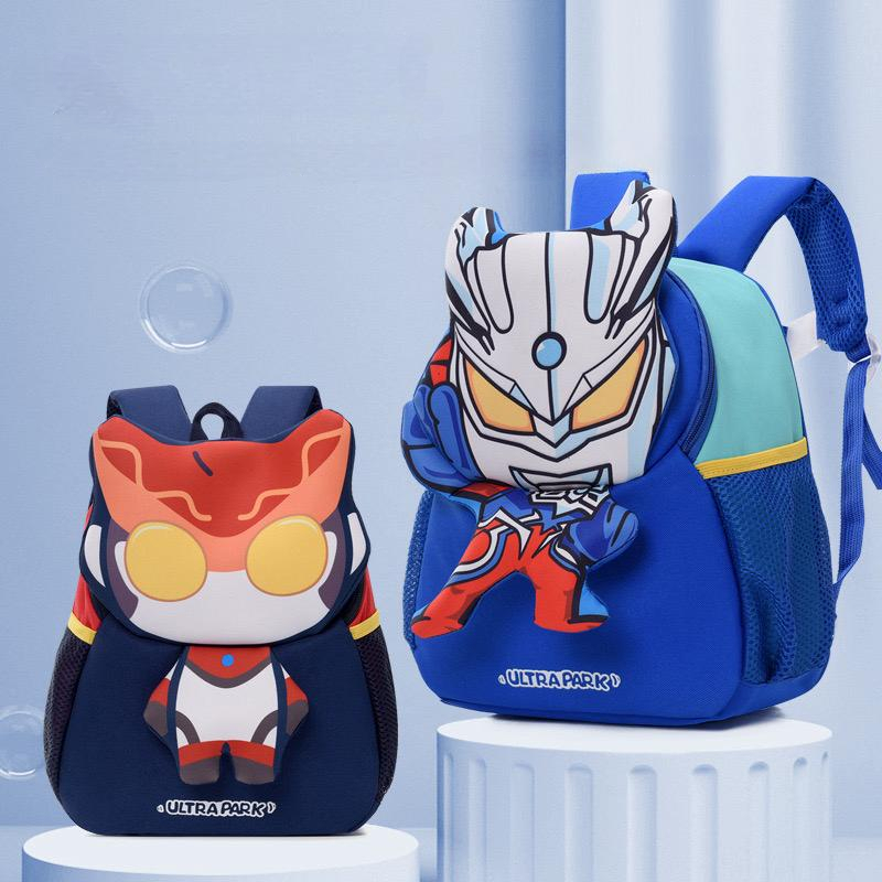batamall - TAS RANSEL ANAK SEKOLAH PREMIUM IMPORT BENTUK BONEKA KARAKTER 3D ULTRAMAN KAMEN RIDER #TA