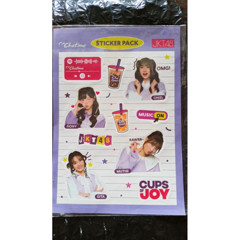 

Sticker Collaboration JKT48 x Chatime
