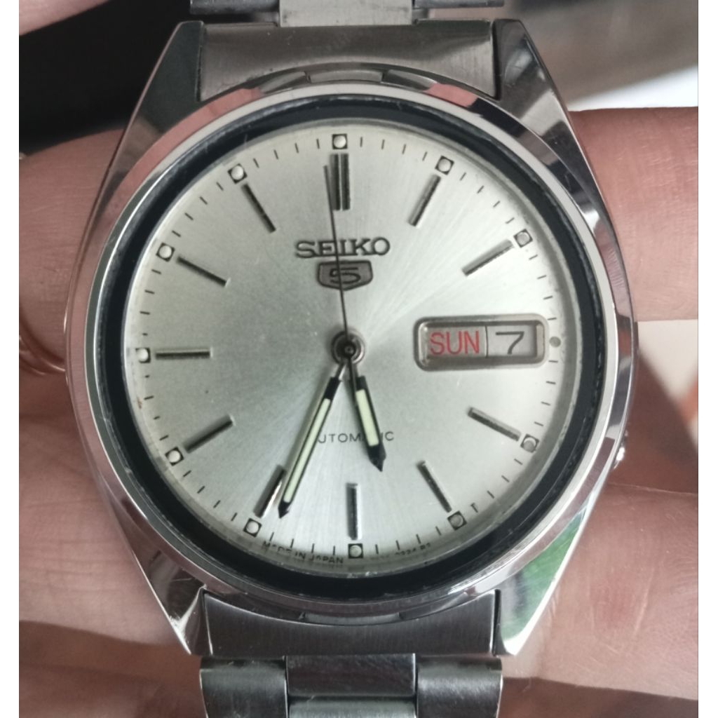 Seiko 5 Automatic Cal 7009-3040 Silver Dial Mulus
