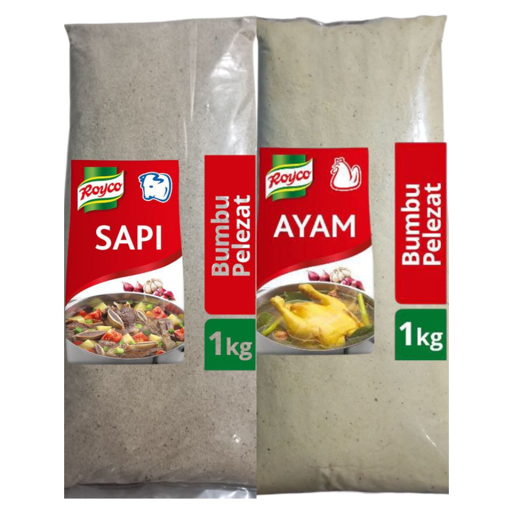 ROYCO CURAH KEMASAN 1KG BUMBU PELEZAT SERBAGUNA RASA SAPI & AYAM