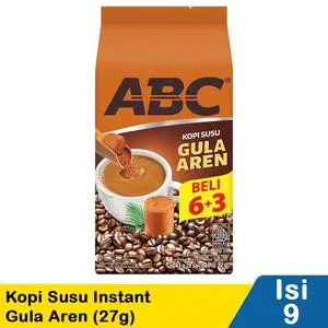 

ABC Kopi Susu Instan Gula Aren 9X27 Nikmat