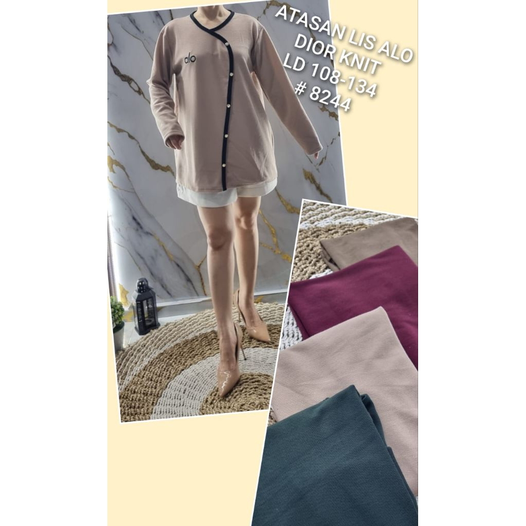 Atasan Alo by Aquila/Atasan Wanita/Atasan Knit Premium/Atasan Wanita Murah