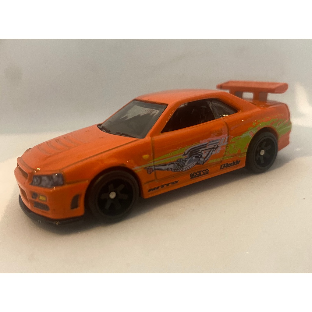 Hot Wheels Premium Nissan Skyline R34 Orange