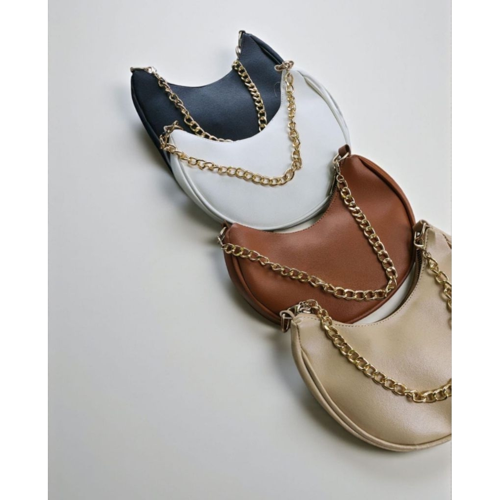 Shoulderbag zara rantai - tas zara mini rantai - free paperbag free pouch full tag zara - Terlaris -