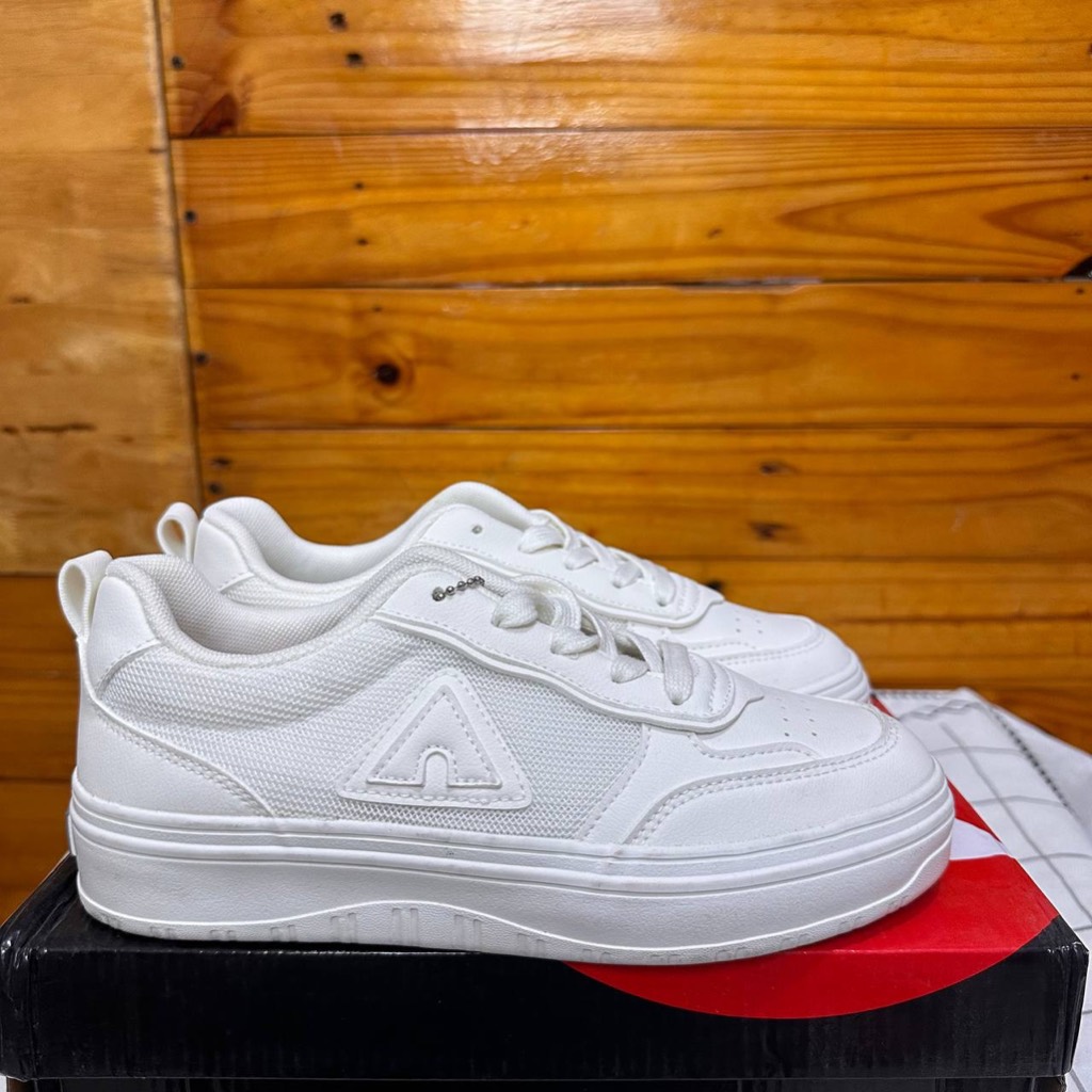 SEPATU AIRWALK WANITA TERBARU AIRWALK CANDACE OFFWHITE LEATHER SEPATU WANITA SNEAKERS CASUAL ORIGINA