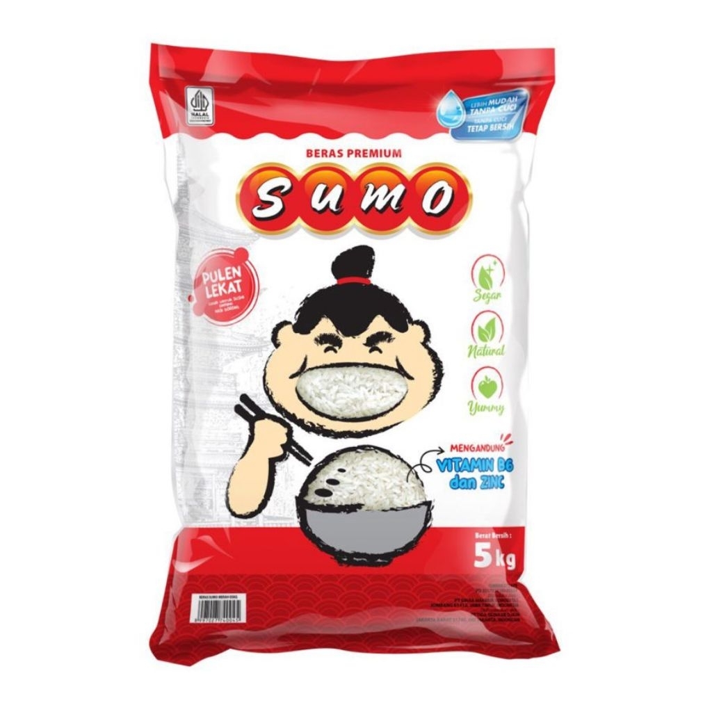 

beras sumo merah kemasan 5 kg beras Jepang beras khusus