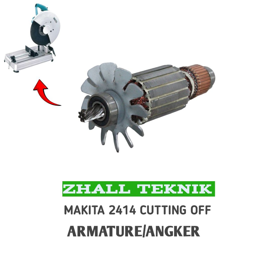 Armature Makita 2414nb Mesin Cutting off Angker Makita 2414nb