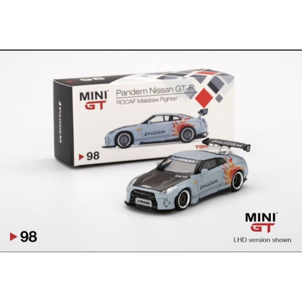 Mini GT 98 Pandem Nissan GTR Rocaf Malataw Fighter