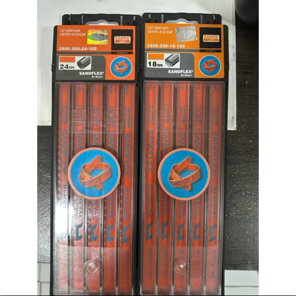 Gergaji Besi Sandflex Bahco 12” 18TPI Original/ Mata Gergaji Kualitas Bagus Bahco