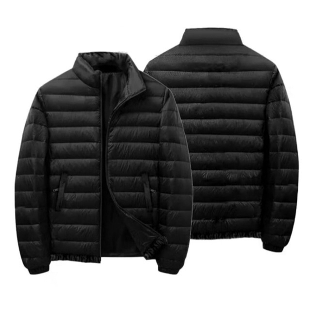 FDZST - Jaket Puffer Kerah Pria/Wanita Jaket Down Kerah Jaket Gelembung Kerah Jaket Gunung Outdoor