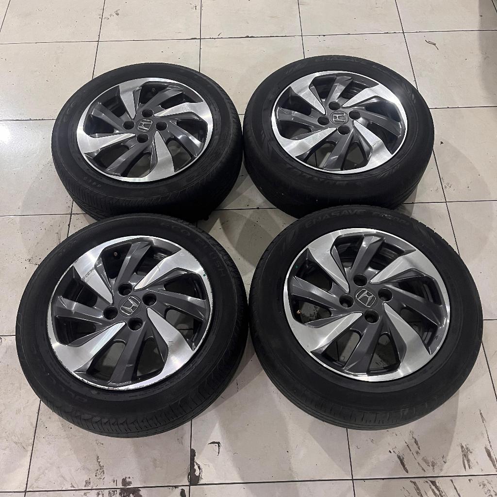 VELG MOBIL ORI STD MOBILIO RING 15 LUBANG BAUT PCD 4X100 BAN 185 60 R15 185/65R15 PELEK JAZZ CITY BR