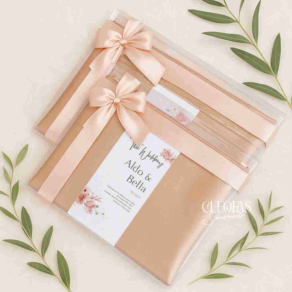 Souvenir Pernikahan Dhalia Pouch Cantik untuk Pernikahan