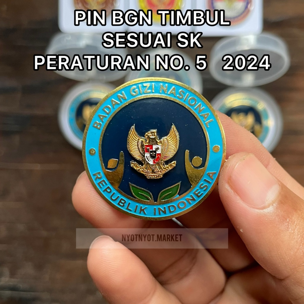 PIN BGN TIMBUL - SESUAI SK PERATURAN