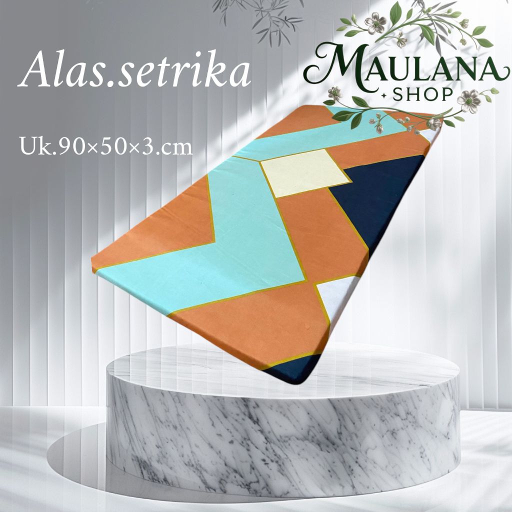 Maulana shop Alas Setrika Serba Guna Anti Lengket Anti Bakar Uk90x50x3cm Busa Inoac Cover Lembut Res