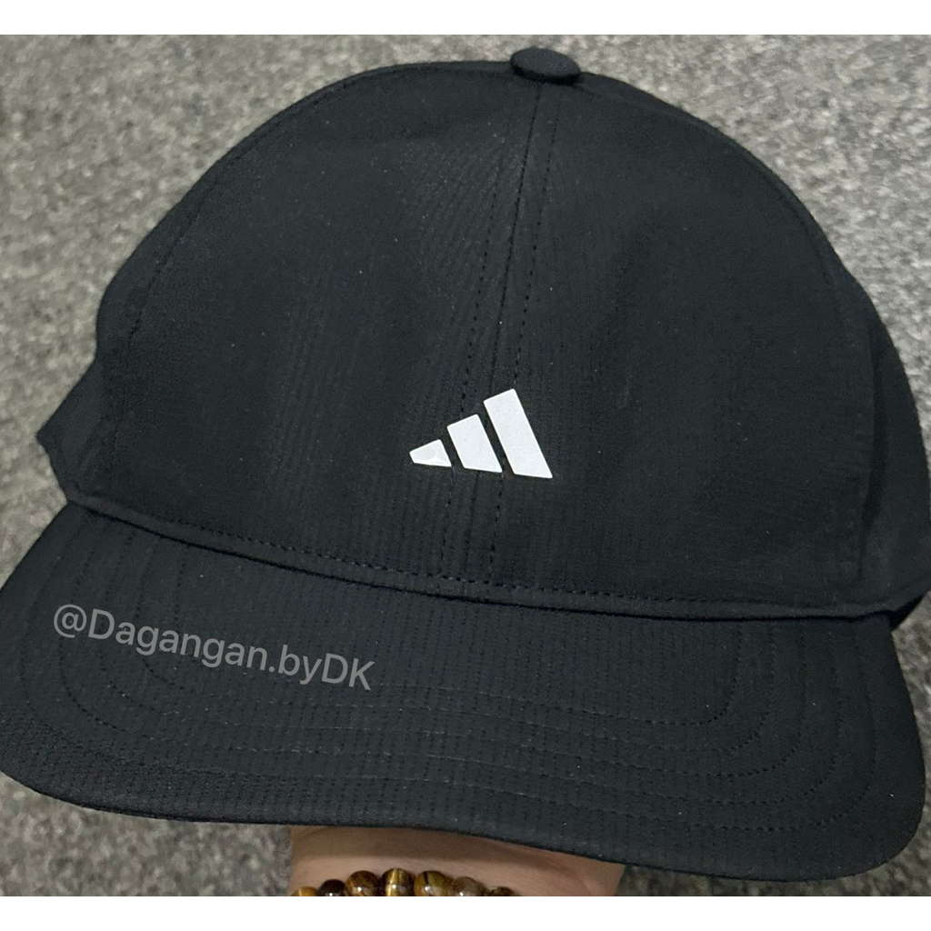 Topi Adidas Cap Running Original 100% Full Black