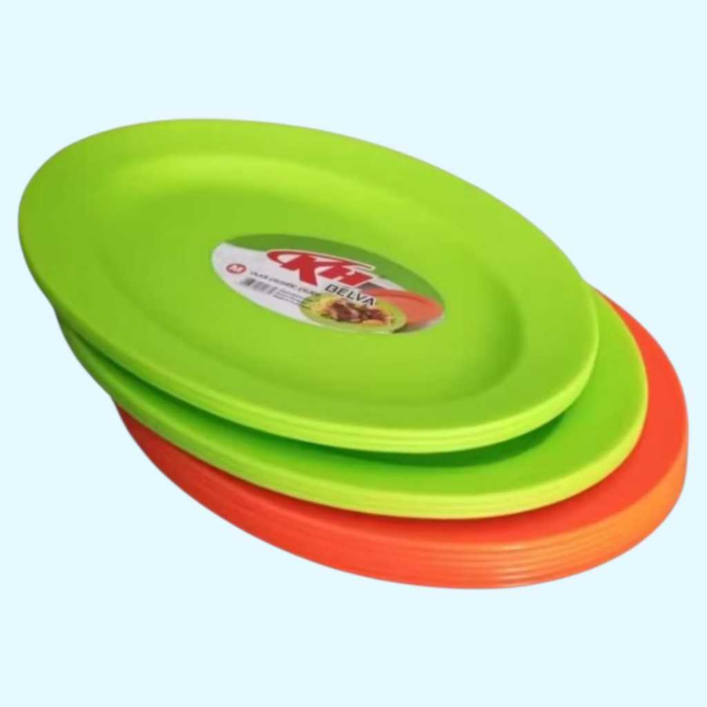 piring oval belva plastik merk kh