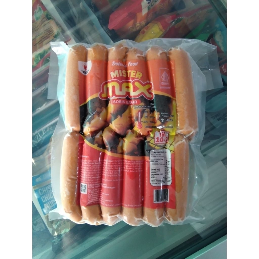 

Sosis Ayam Bakar Mister Max 500 gr