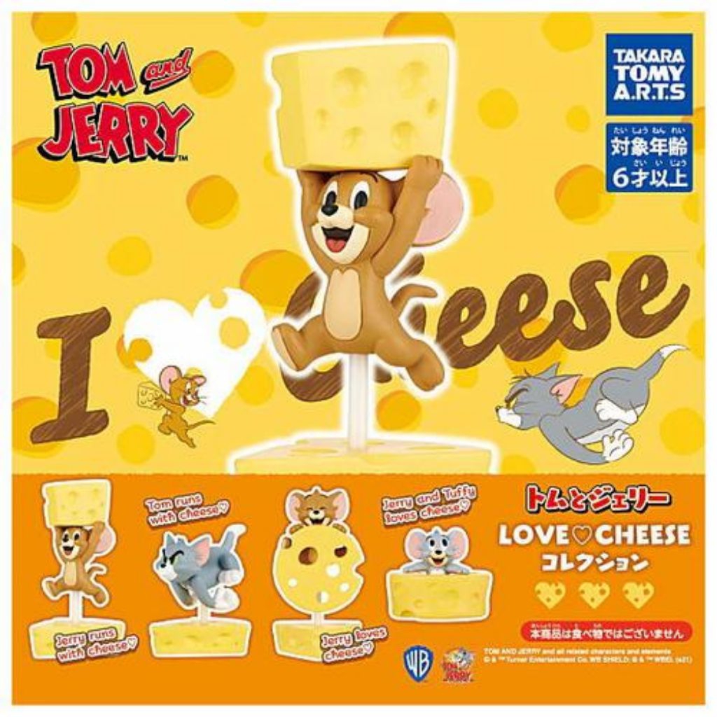 tom and jerry love cheese collection gashapon mini figure tom and jerry capsule toys original takara