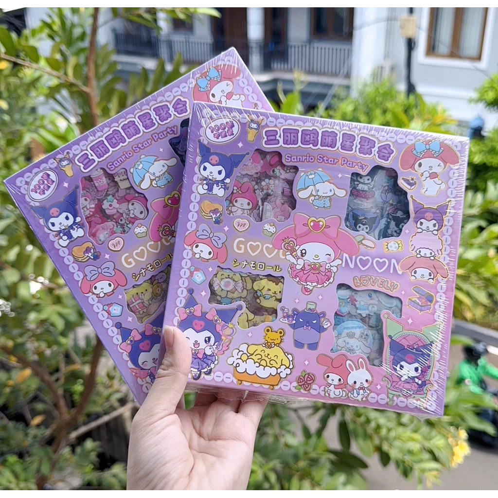 

Stiker Sanrio Box Besar isi 100Lembar Stiker Botol notebook