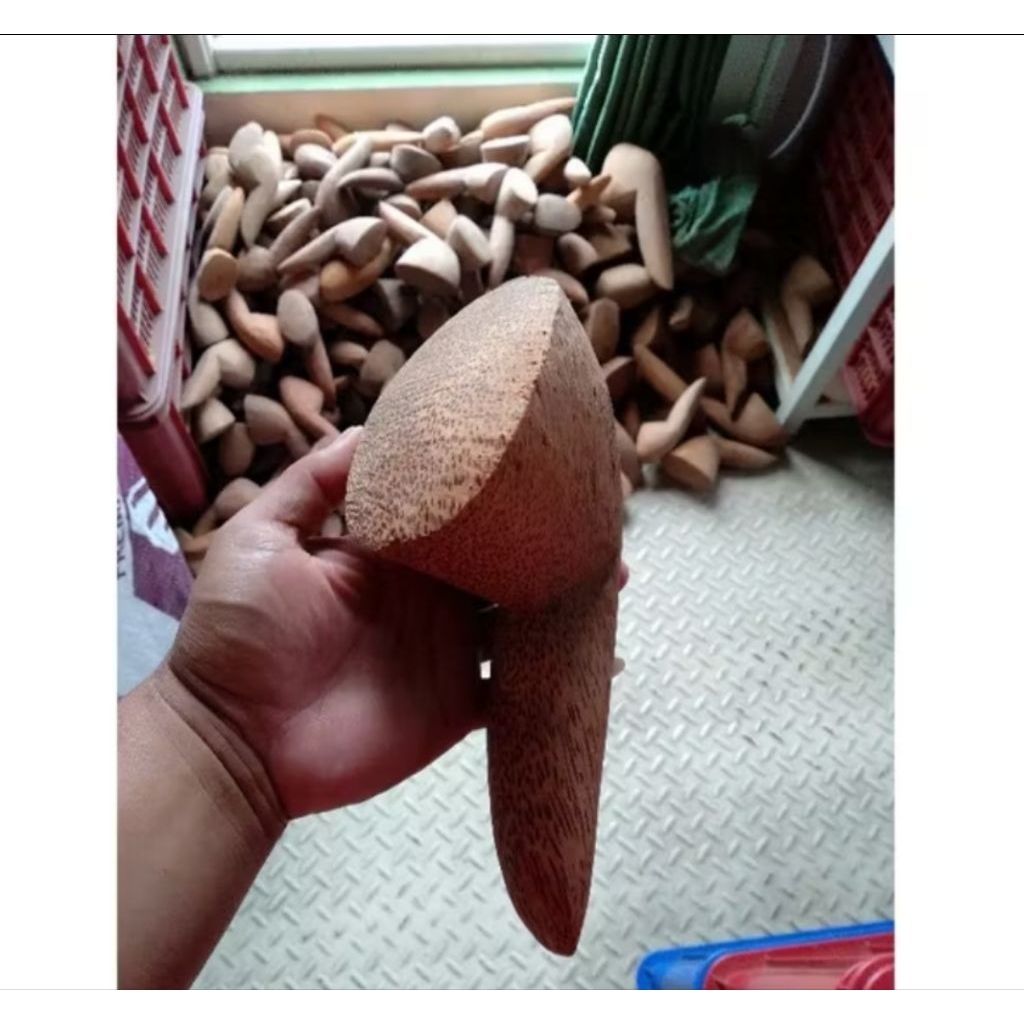 Ulekan Kayu Besar Ulekan Bahan Kelapa Kayu Besar