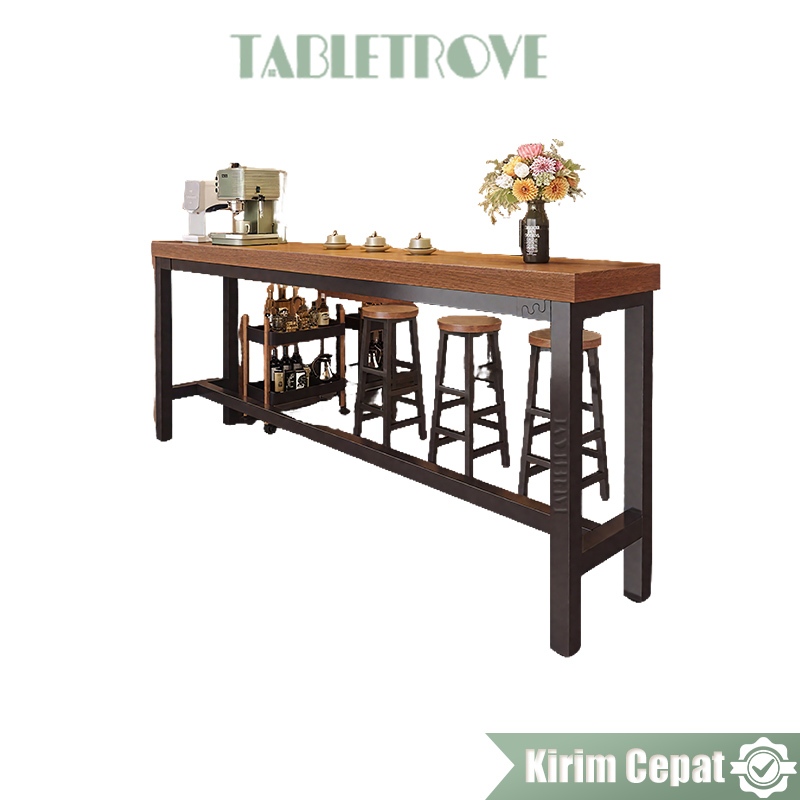 TABLETROVE Meja Bar Minimalis Meja Cafe Meja Panjang Meja Barista Meja Mini Bar Informa Meja Kopi