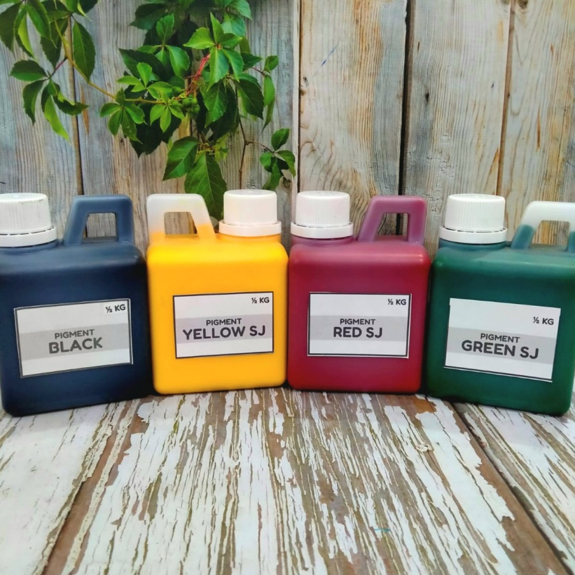 PIGMEN WARNA BASIS AIR KEMASAN 1/2KG