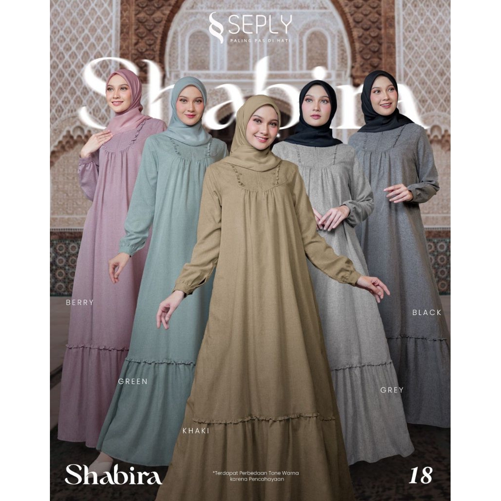 GAMIS SEPLY SHABIRA 18 / GAMIS POLOS / GAMIS DAILY / GAMIS ELEGAN / GAMIS SIMPEL / GAMIS PREMIUM