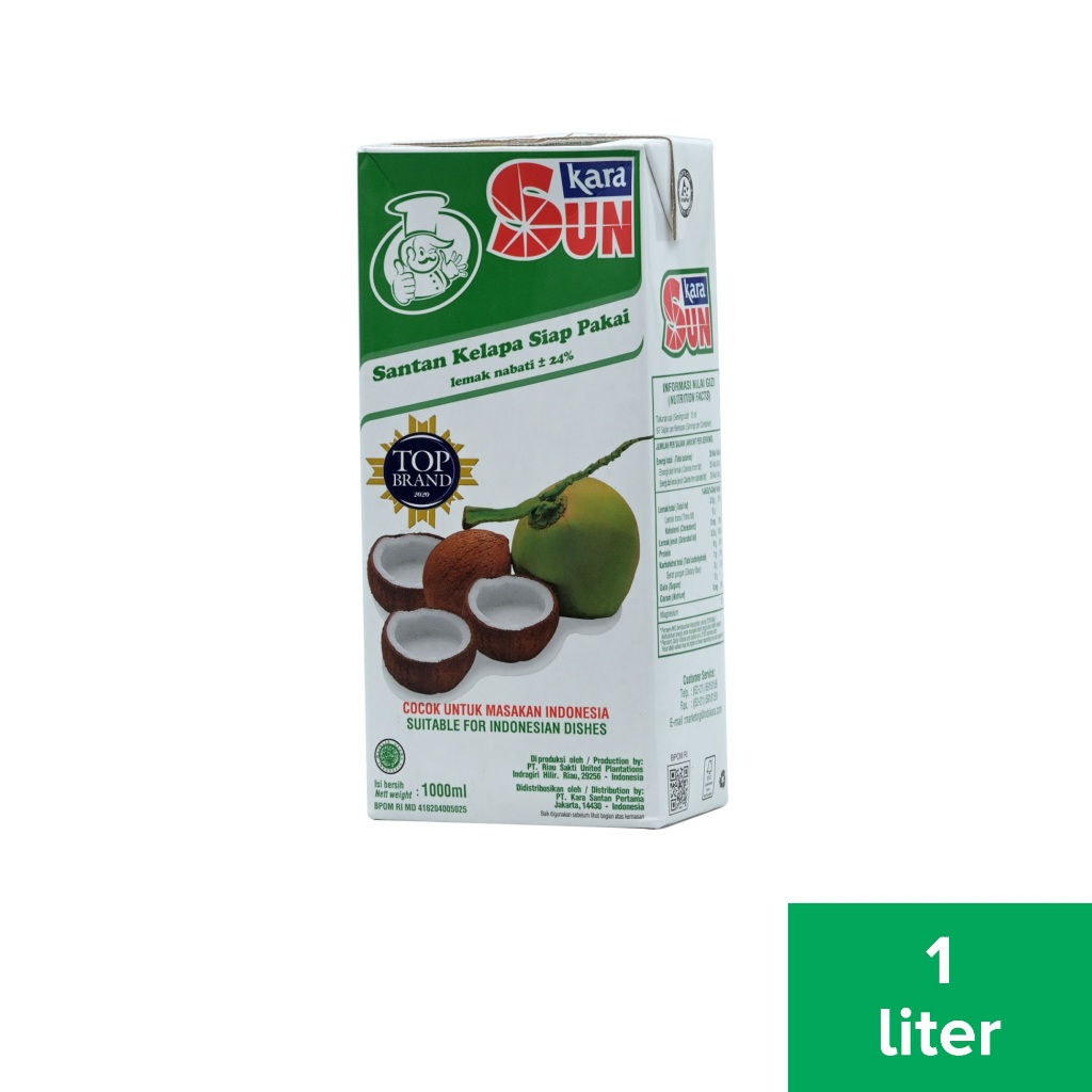 

SUN KARA SANTAN KELAPA 1000ML