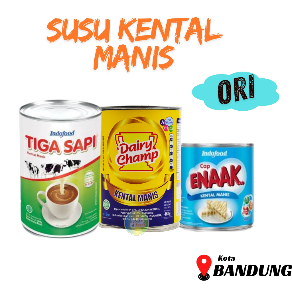 

Susu Kental Manis Tiga Sapi | Dairy Champ | Cap Enak Bandung