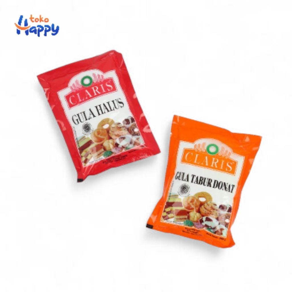 

CLARIS GULA HALUS 250 GR / GULA TABUR DONAT 250 GR