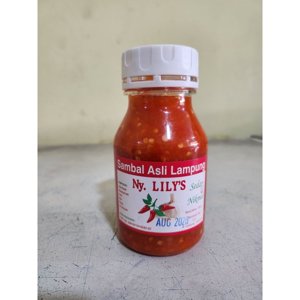 

Sambal Asli Lampung Ny. Lily's 350 gram