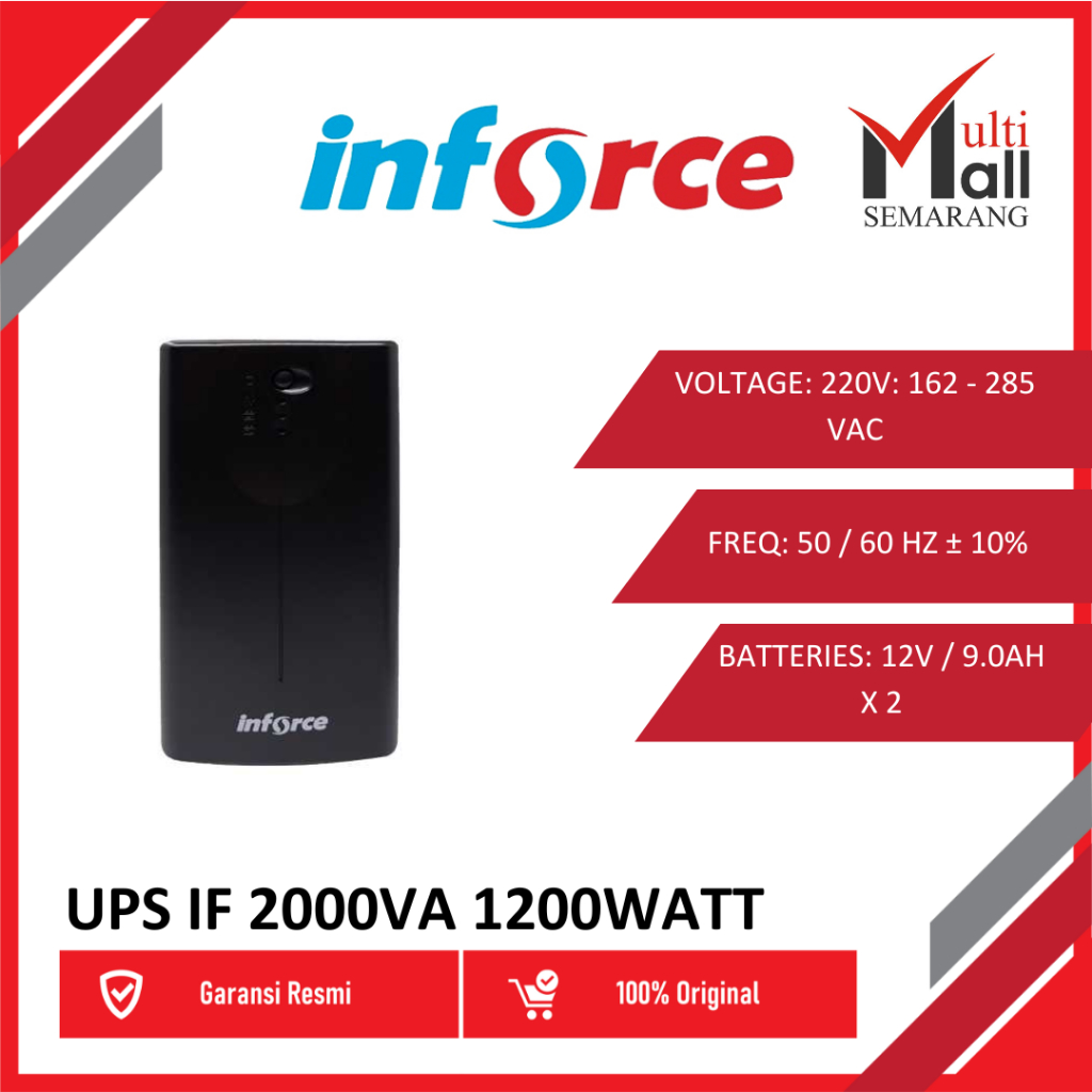 Inforce UPS IF 2000VA 1200watt