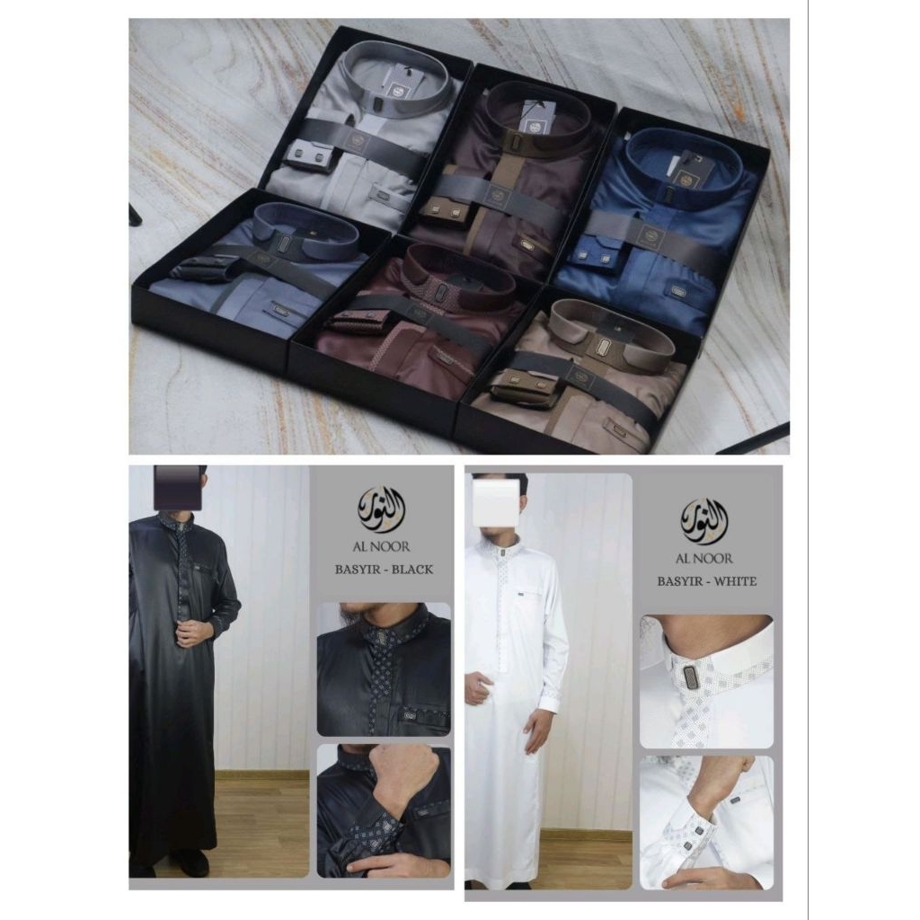 Jubah Alnoor Remaja kode Basyir/jubah alnoor basyir/jubah anak