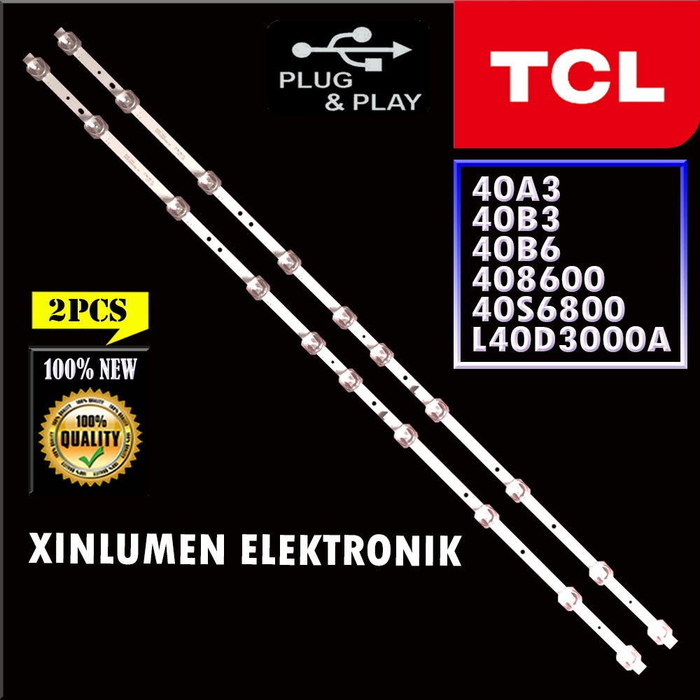 BACKLIGHT TV LED TCL 40A3 40B3 40B6 408600 40S6800 L40D3000A LED BACKLIGHT TV TCL