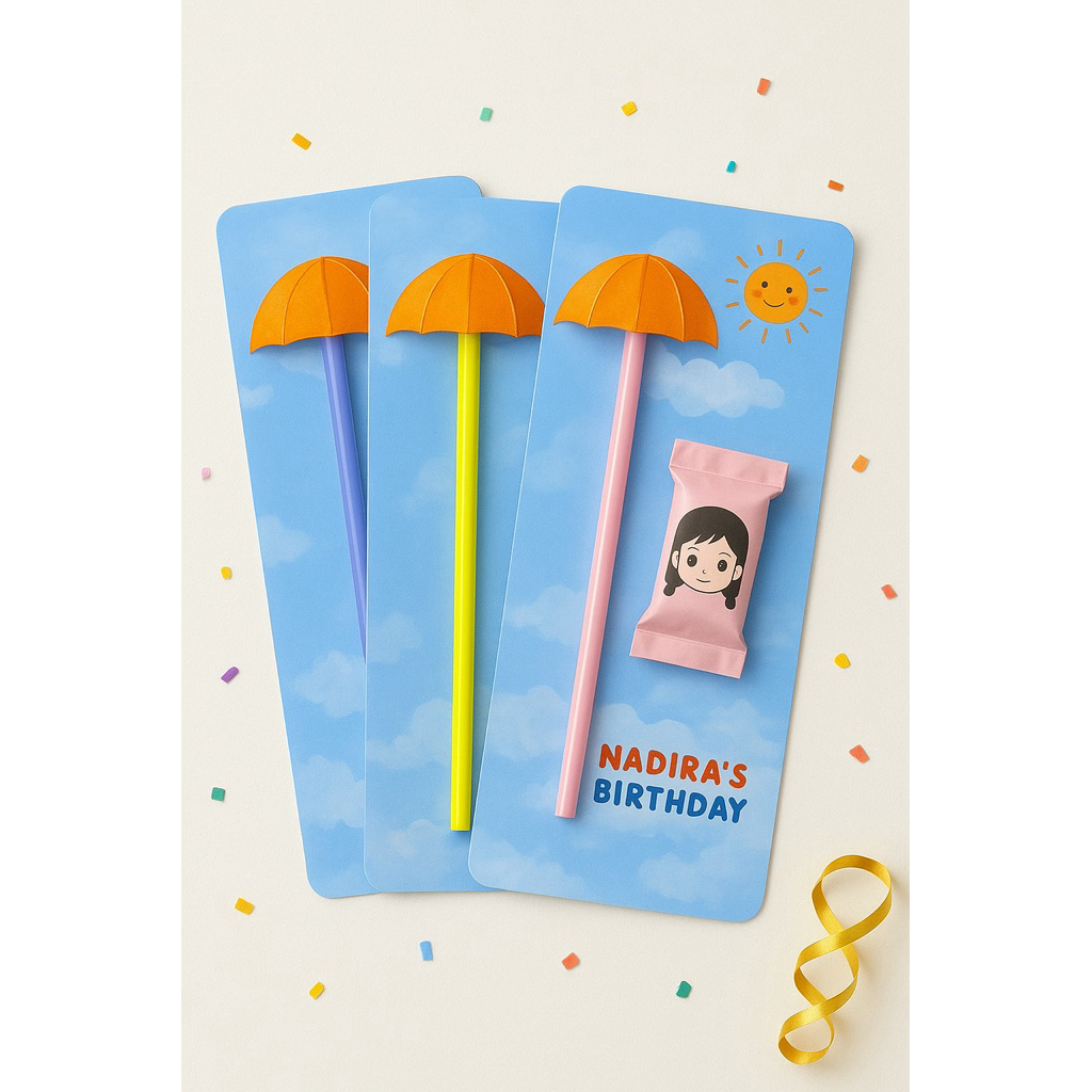 

Souvenir Ulang Tahun Anak Custom - Pensil Penghapus