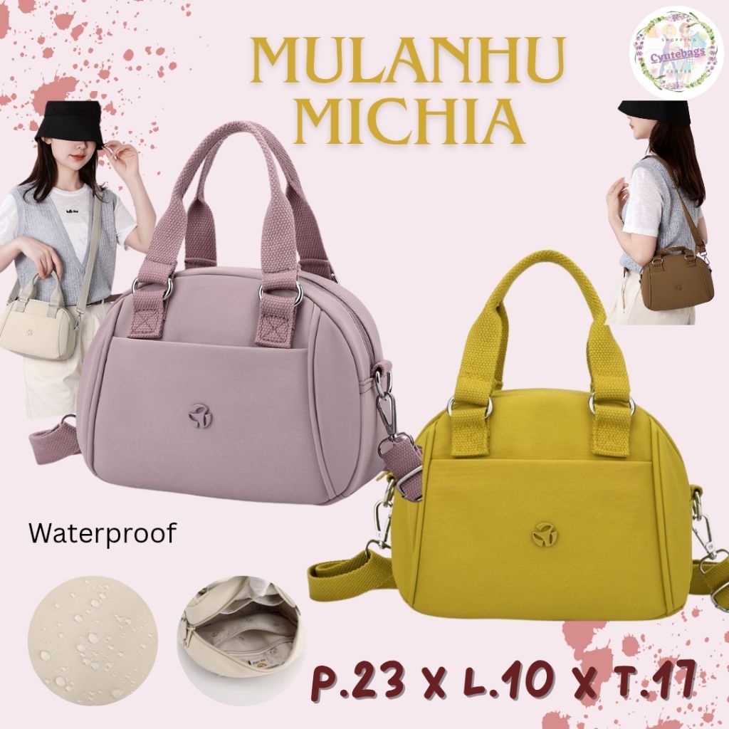 TAS SELEMPANG WANITA MULANHU-YUESITE MICHIA TENTENG IMPORT ANTI AIR