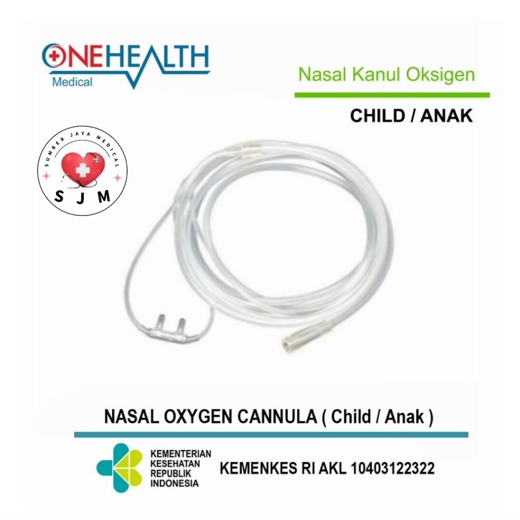 Onehealth Nasal Oxygen Child (ANAK) / Nasal Oksigen Anak Onehealth