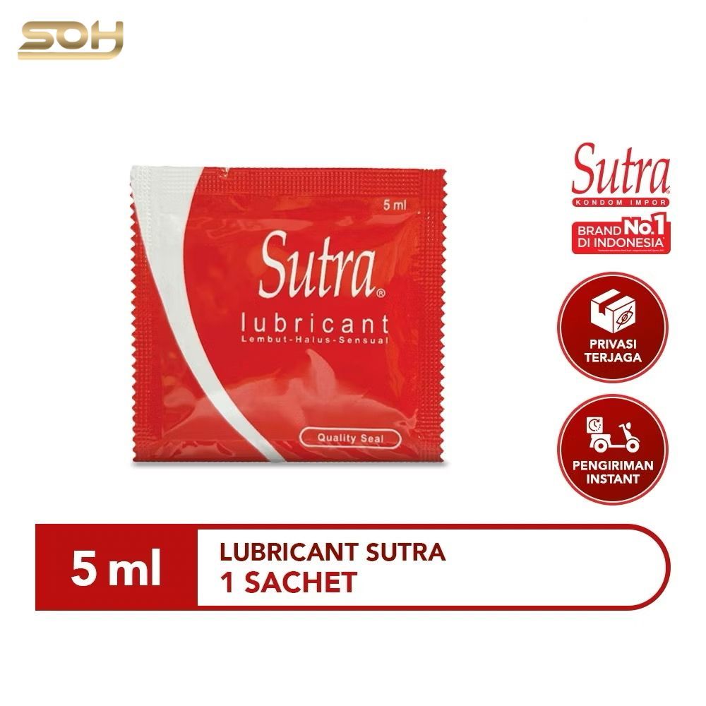 Lubricant Sutra 1 Sachet / Pelumas Lebih Licin Saat Main