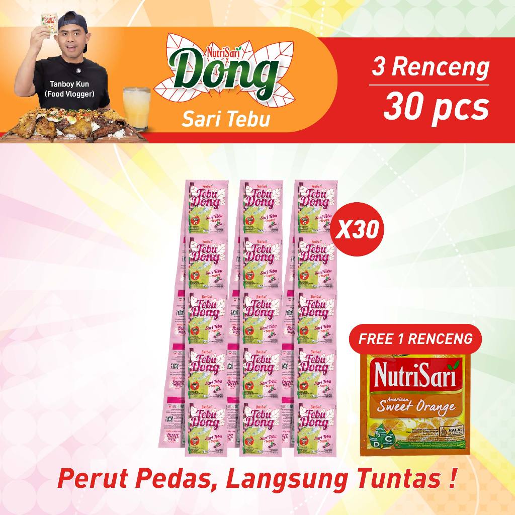 

Nutrisari Tebu Dong 3 Renceng FREE 1 Renceng Nutrisari