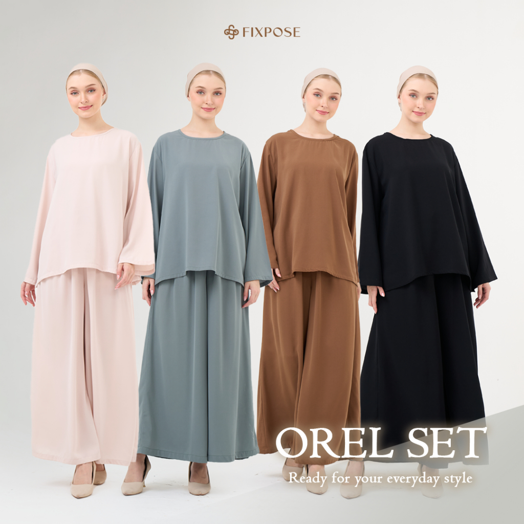FIXPOSE Orel Set | One Set Kulot | One Set Celana