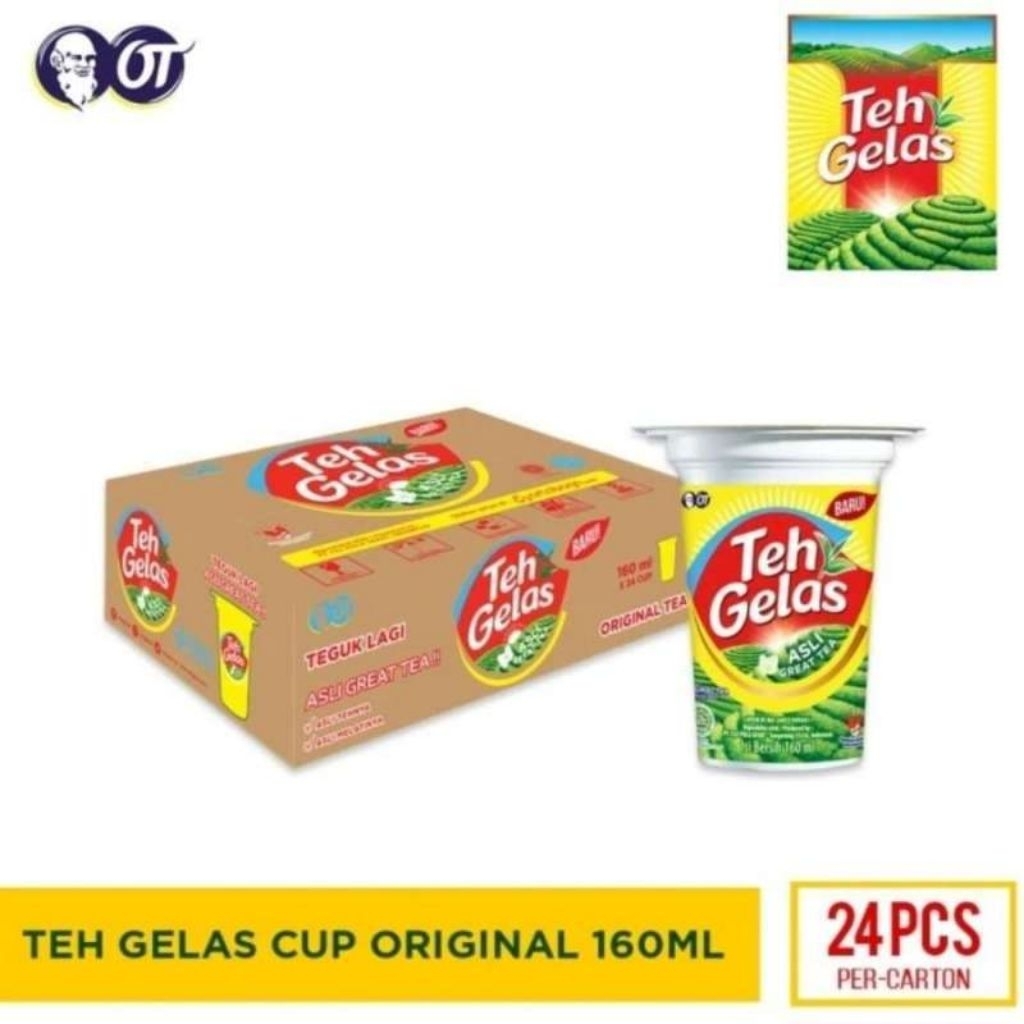 

Teh Gelas Cup 160 ml- 1 dus (24pcs)