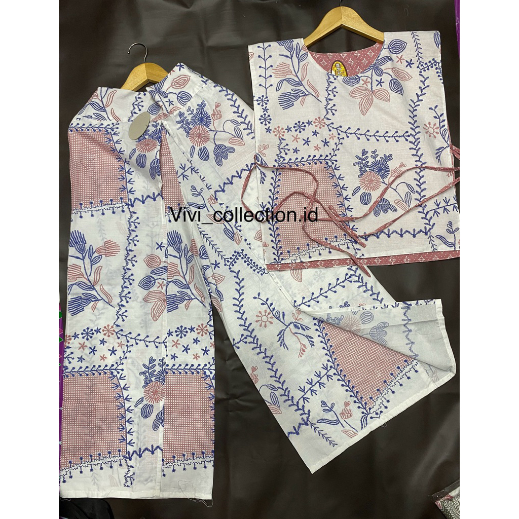 KULOT Layer Batik,Motif CELANA KULOT Layer Batik,Motif bordir,Batik Modern Etnik