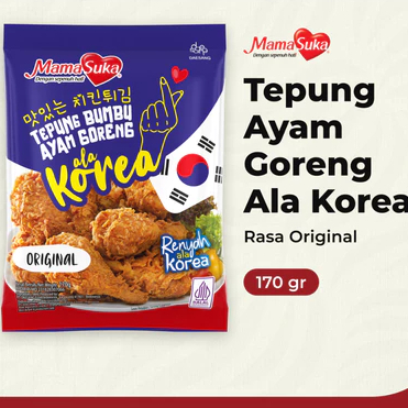 

MamaSuka - Tepung Ayam Goreng Ala Korea Original 170 gr