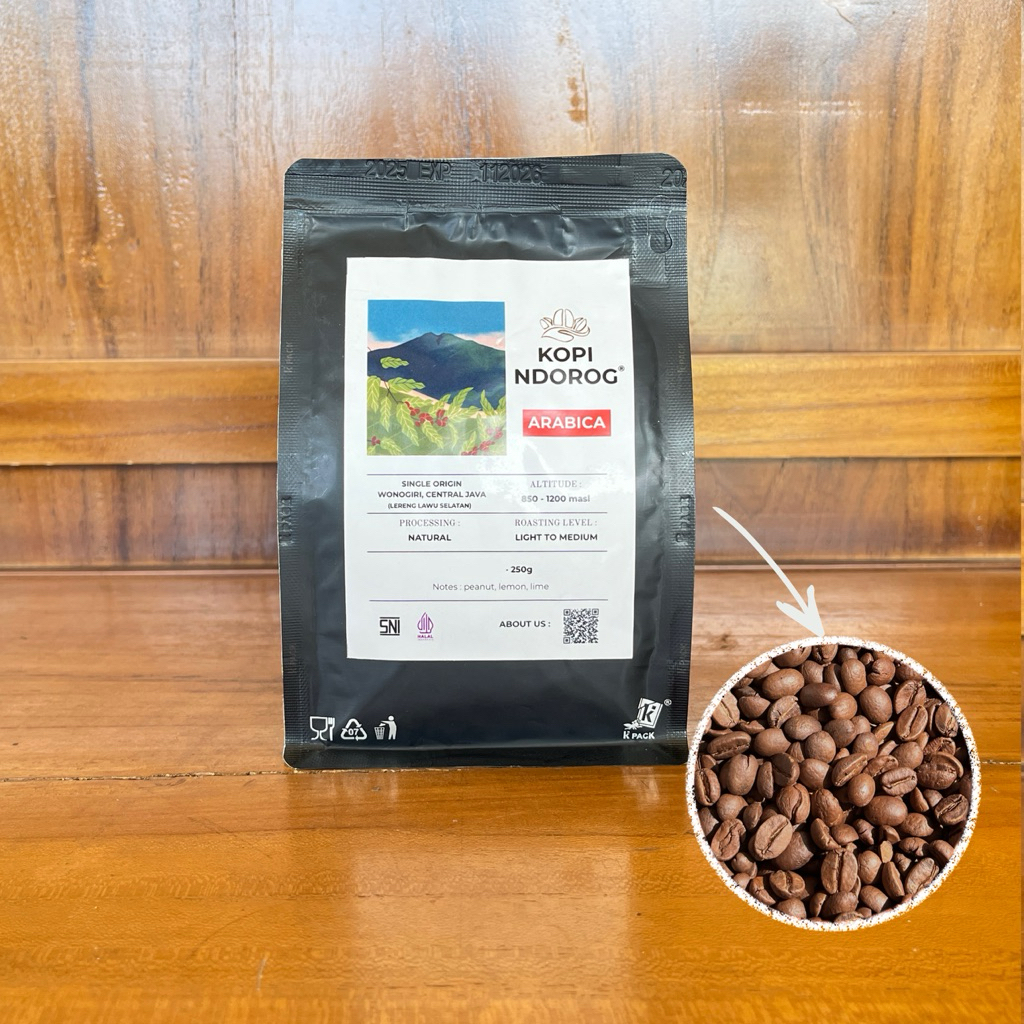 

(Biji Sangrai) Arabika Kopi Ndorog 250g